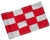 Checkered Flag Red & White Small