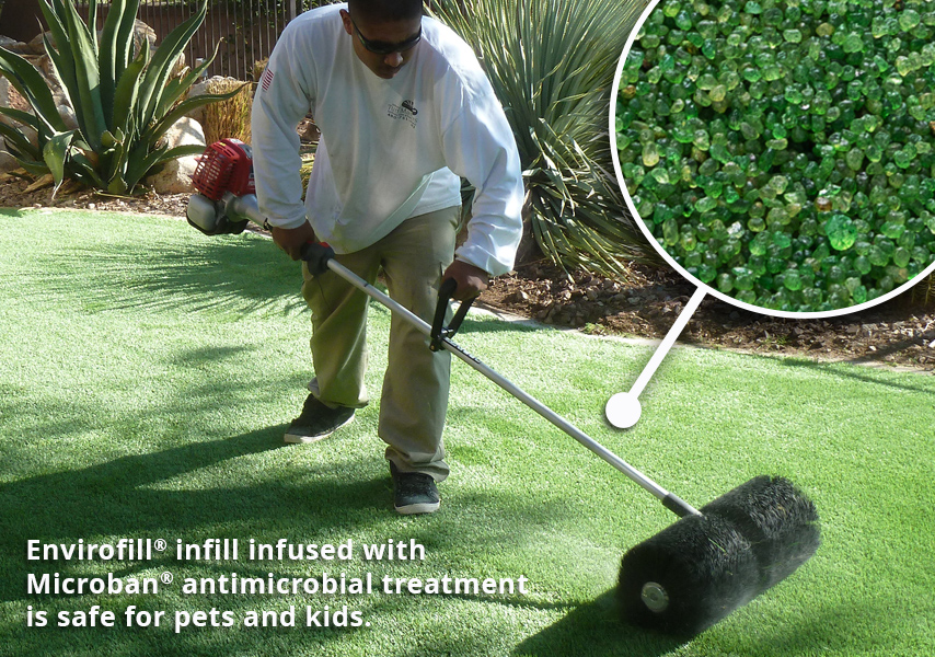 envirofill for synthetic grass turf